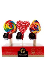 ЛЕДЕНЦОВАЯ КАРАМЕЛЬ НА ПАЛОЧКЕ DENDY CANDY (КРУЧЕНАЯ) &quot;МИКС ТВИСТ&quot; 30 гр