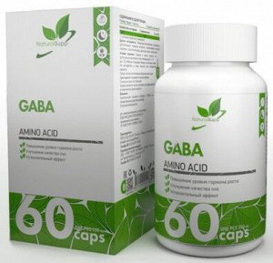Гамма-аминомасляная кислота ГАБА Gaba Naturalsupp 60 капс.