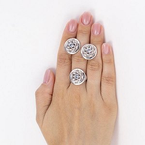 Серебряное кольцо с топазом - 1314