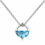 Кулон c посеребрением, Crystal Shik