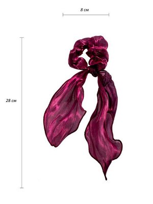 Резинка-хвост Verona Tail, бордовый