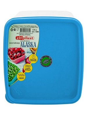 Контейнер ElfPlast Alaska, 1.75 л, синий