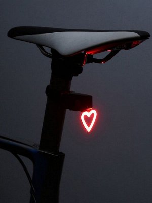 Задний фонарь для велосипеда Verona Heart, красный