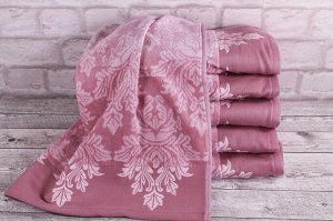 Полотенце  (50*90) розовый