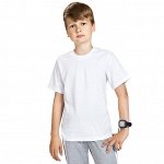 Футболка детская белая/ футболка школьная для мальчика