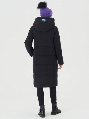 Пальто черный/фиолетовый S-XXL