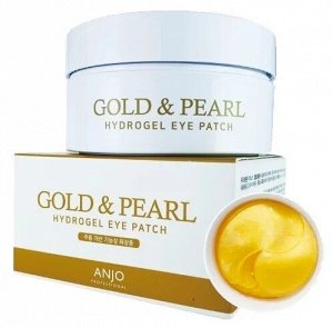 Anjo Патчи гидрогелевые увлаж. с 24К золотом и протеинами жемчуга Gold & Pearl