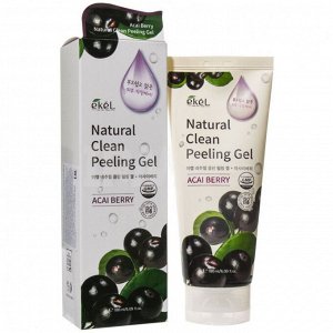 «Ekel» Acai Berry Natural Clean Peeling Gel Пилинг для лица с экстрактом голубики, 180 мл