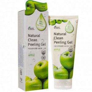 «Ekel» Natural Clean Peeling Gel Apple Пилинг для лица с экстрактом яблока, 180 мл