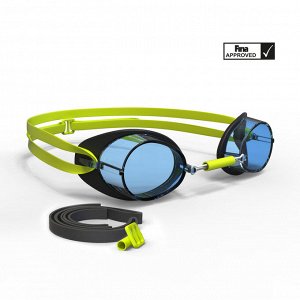 Очки–шведки для плавания со светлыми линзами 900 nabaiji