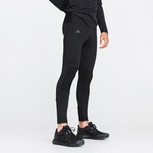 Теплые длинные тайтсы для бега run warm+ мужские kalenji