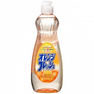 JP/ Kaneyo Soap Жидкость для мытья посуды, фруктов и овощей Апельсин, 600мл