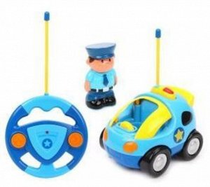 Радиоуправляемая игрушка "Полицейская машина" 13*9*10см, 2 канала, свет, музыка