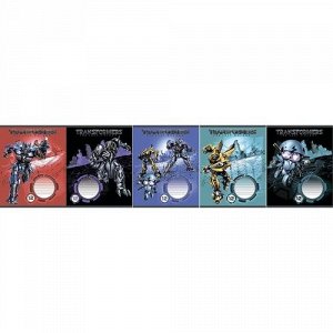 Тетрадь 12 л. линейка "Transformers"  обложка микс