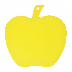 Доска разделочная, в форме яблока, 25x25x0,3см, полипропилен
