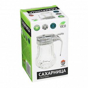 Сахарница с дозатором, кувшинчик, 11х9х7см