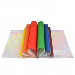 Набор цветной бумаги 6 листов ClipStudio, 6 цветов
