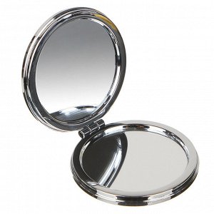 ЮниLook Зеркало карманное с глиттером, сплав, пластик, стекло, d7см