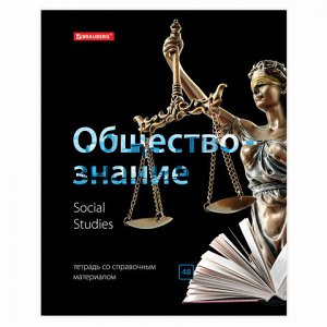 Тетради предметные, КОМПЛЕКТ 10 ПРЕДМЕТОВ, BLACK &amp; BRIGHT, 48 листов, глянцевый лак, BRAUBERG, 403560