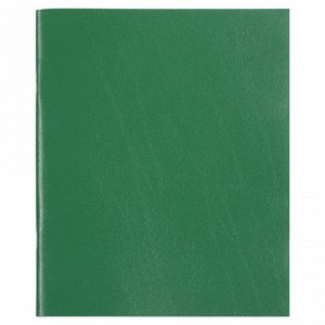 Тетрадь бумвинил, А5, 96 л., скоба, офсет №1, клетка, с полями, STAFF, ЗЕЛЕНЫЙ, 403417