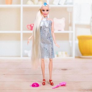 Кукла-модель шарнирная «Оля» в платье, с аксессуарами