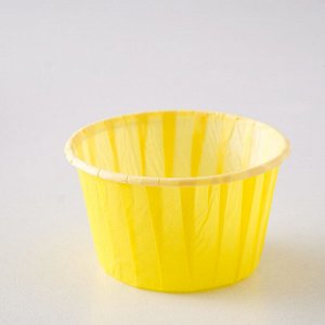 Форма для выпечки "Маффин", желтый, 5 х 4 см
