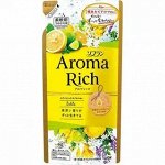 JP/ Lion Soflan Aroma Rich Belle Refill Кондиционер д/белья &quot;Белль&quot; (сменный блок), 400мл/ПЭТ