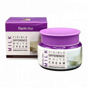 KR/ FarmStay Visible Difference Milk White Cream Крем для лица "Молочный", 100мл