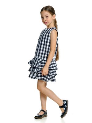 Платье (98-122см) UD 3999-1(2) клетка
