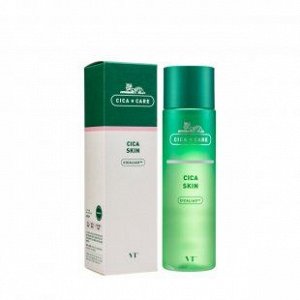 VT Cosmetics Cica Skin Успокаивающей тонер для лица с центеллой и PHA-кислотой 200 мл