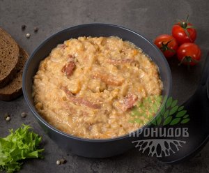 Гороховая каша с копченостями 250г.,1/15