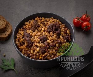 Каша перловая с говядиной 250г.,1/15