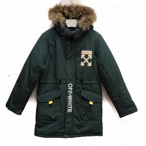 Куртка дет. Aite brs-8805-4 р-р 134-158 5 шт, цвет зеленый