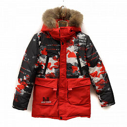 Куртка дет. DHB zax-7-657-3 р-р 110-134 5 шт, цвет красный