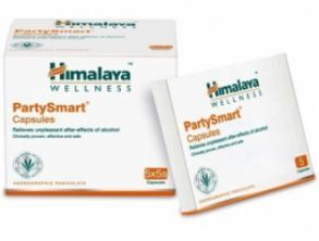 Himalaya party smart caps предотвращает развитие симптомов похмелья,5кап