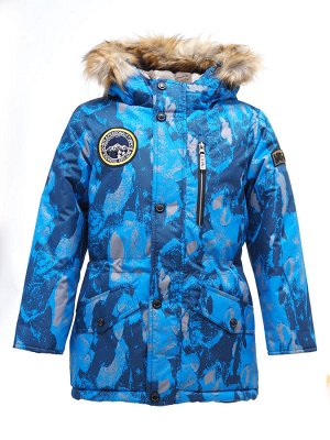Зимняя куртка для мальчика M222 СИНИЙ (116 -146)