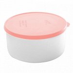 Емкость для продуктов, 0,15 л, круглая, пластик, пудра, БИО, 1/125