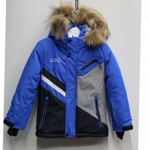 Куртка дет. Aololan hty-1-02-3 р-р 104-128 5 шт, цвет синий