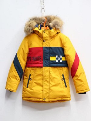 Куртка дет. Fashion hty-215-4 р-р 128-152 5 шт, цвет желтый