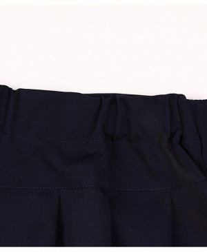 Юбка для девочки из костюмной ткани, синий 71732-ДШ19