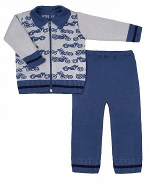 Вязаный костюм для малышей 39374-ПВ18