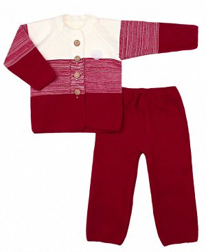 Вязаный костюм для малышей 39351-ПВ18