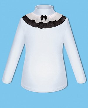 Школьная белая блузка для девочки 72814-ДШ19