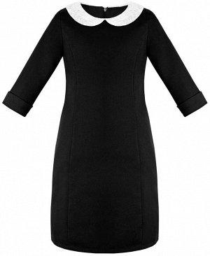 Школьное черное платье для девочки 78961-ДШ19