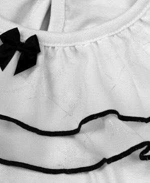 Белая школьная блузка для девочки 72903-ДШ20