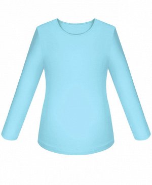Голубая школьная блузка для девочки 80205-ДШ19