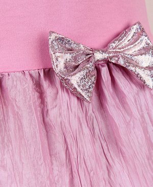 Розовое платье для девочки 81013-ДН18