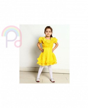 Желтое нарядное платье для девочки 2820-ПСДН16