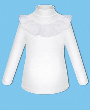 Школьная белая блузка для девочки 8479-ДШ20
