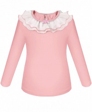Розовая школьная блузка для девочки 72905-ДШ20